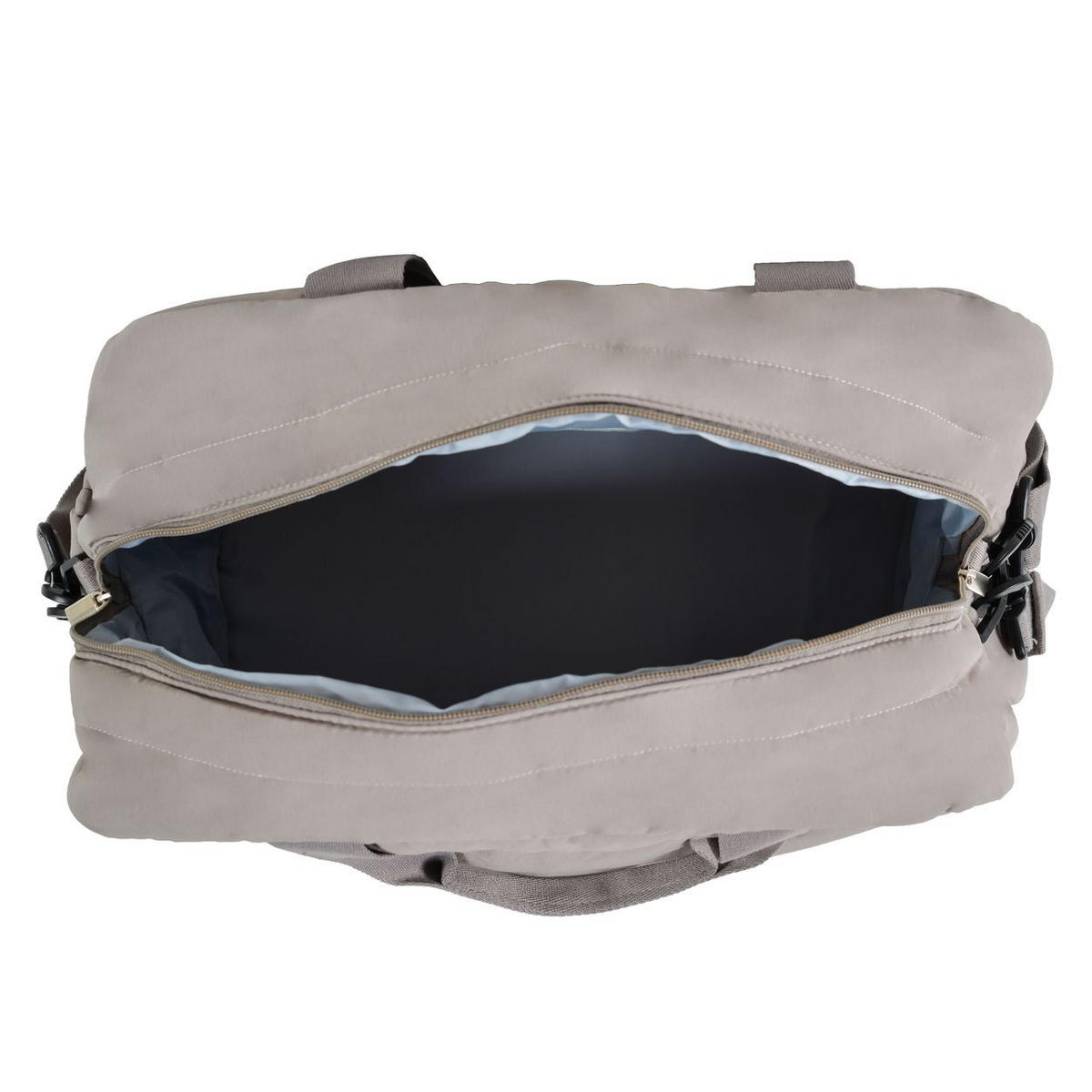 WICKELTASCHE Solana grau Wickelunterlage, Seitentaschen, Isoliertasche, Kinderwagenclips - Grau, Textil (17/35/45cm) - Cangaroo