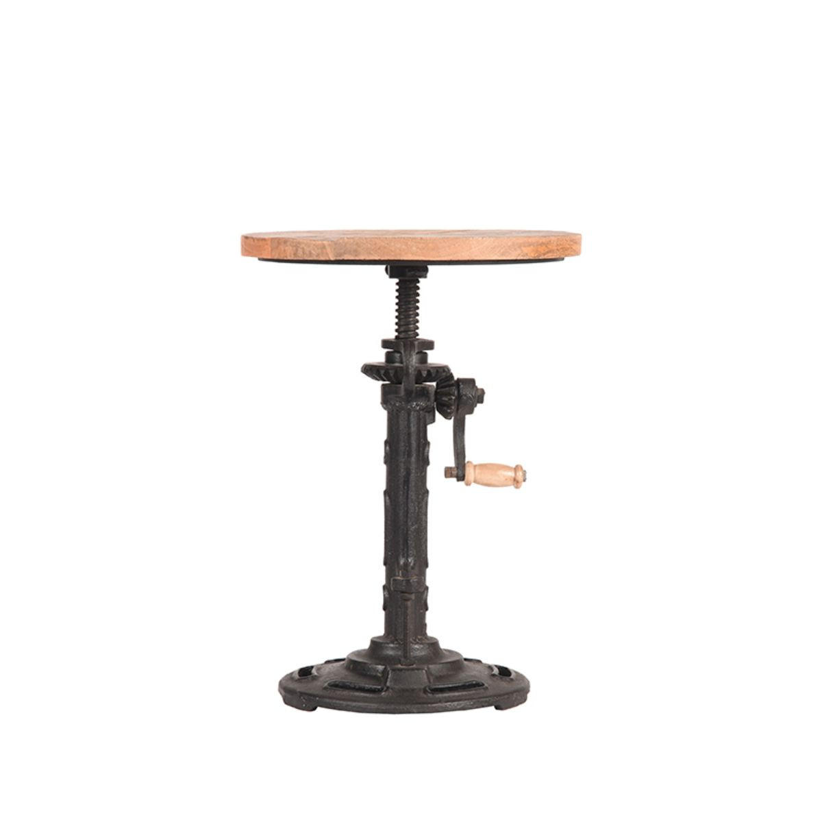 HOCKER Gautan Braun 32/32/48 cm - Braun, Holz (32/48/32cm) - LABEL51