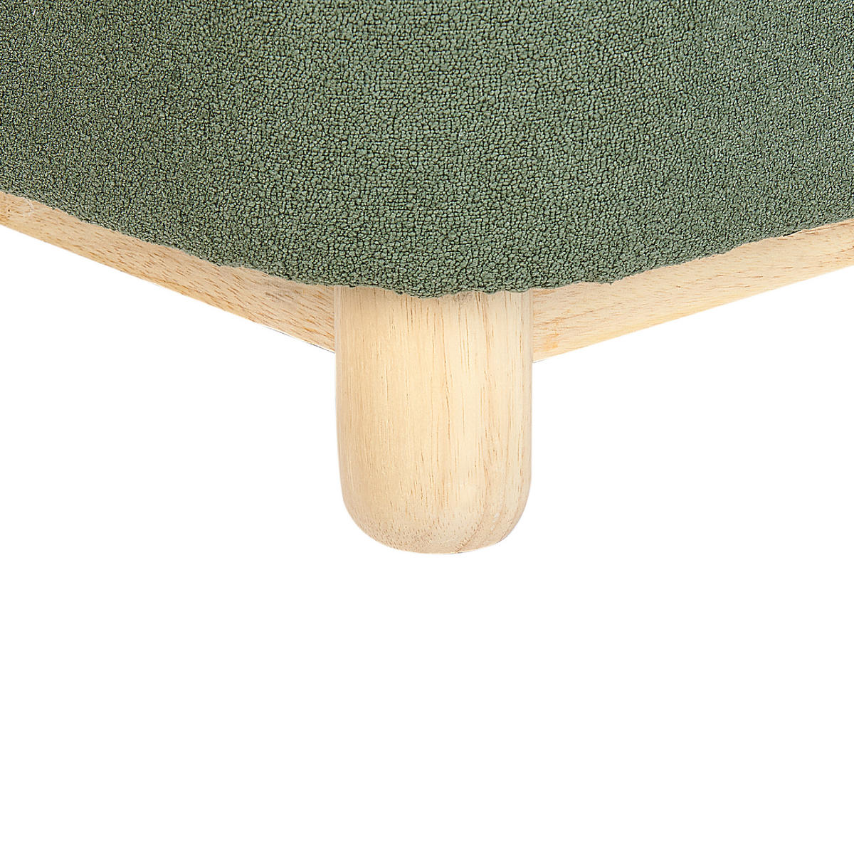 KINDERSESSEL Dinosaurier Stoff Dunkelgrün Faborg - Beige/Braun, Textil (50/56/47cm) - Beliani