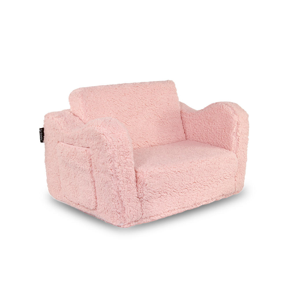 KINDERSESSEL Conni Rosa 60 x 36 cm ausklappbar - Pink, Textil (60/36/36cm) - Vicco