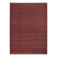 KELIM-TEPPICH handgewebt Gashgai Rot 235/171 cm Schurwolle - Rot, Textil (171/235cm) - Looma