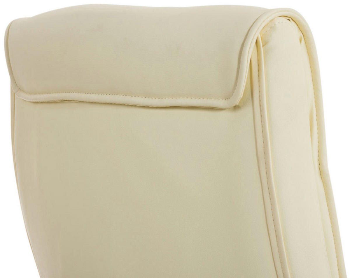 SCHWINGSTUHL 2er Set Lederlook creme - Creme, Textil/Metall (49/105/60cm) - CLP
