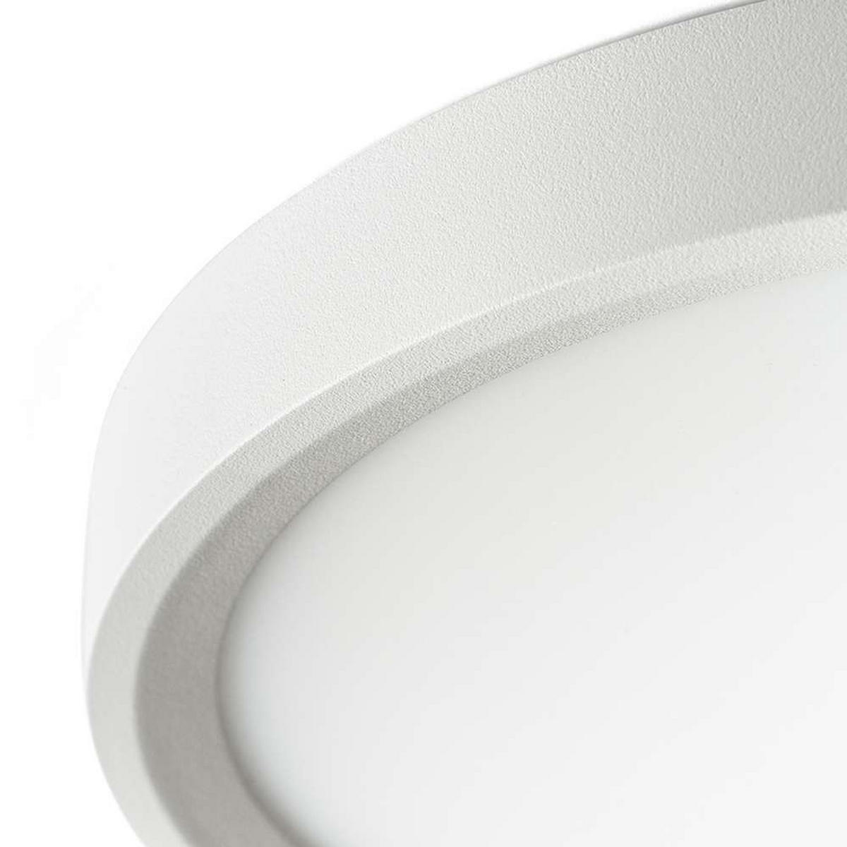 AUFBAULEUCHTE LANA 23 weiß Kunststoff 18 W - Weiß, Kunststoff (23/23/2.5cm)