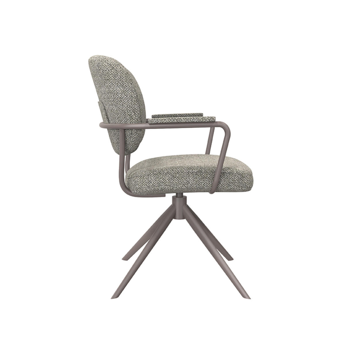 ESSZIMMERSTUHL Basel Grau 64/61/89 cm 2er-Set - Grau, Textil (61/89/64cm) - LABEL51