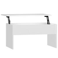 COUCHTISCH Weiß 80x50,5x41,5 cm Holzwerkstoff - Weiß, Holzwerkstoff (80/50.5/41.5cm) - furnicato