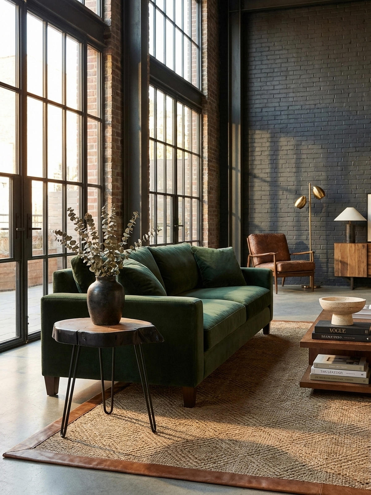 BEISTELLTISCH – Massivholz Natur Baumkante handgefertigt Industrial - Beige/Schwarz, Holz/Metall (32/40/40cm) - KADIMA DESIGN