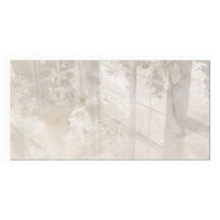 GLASPLATTE für Kamin 100x50 cm - Creme, Glas (100/50/0.4cm) - TULUP