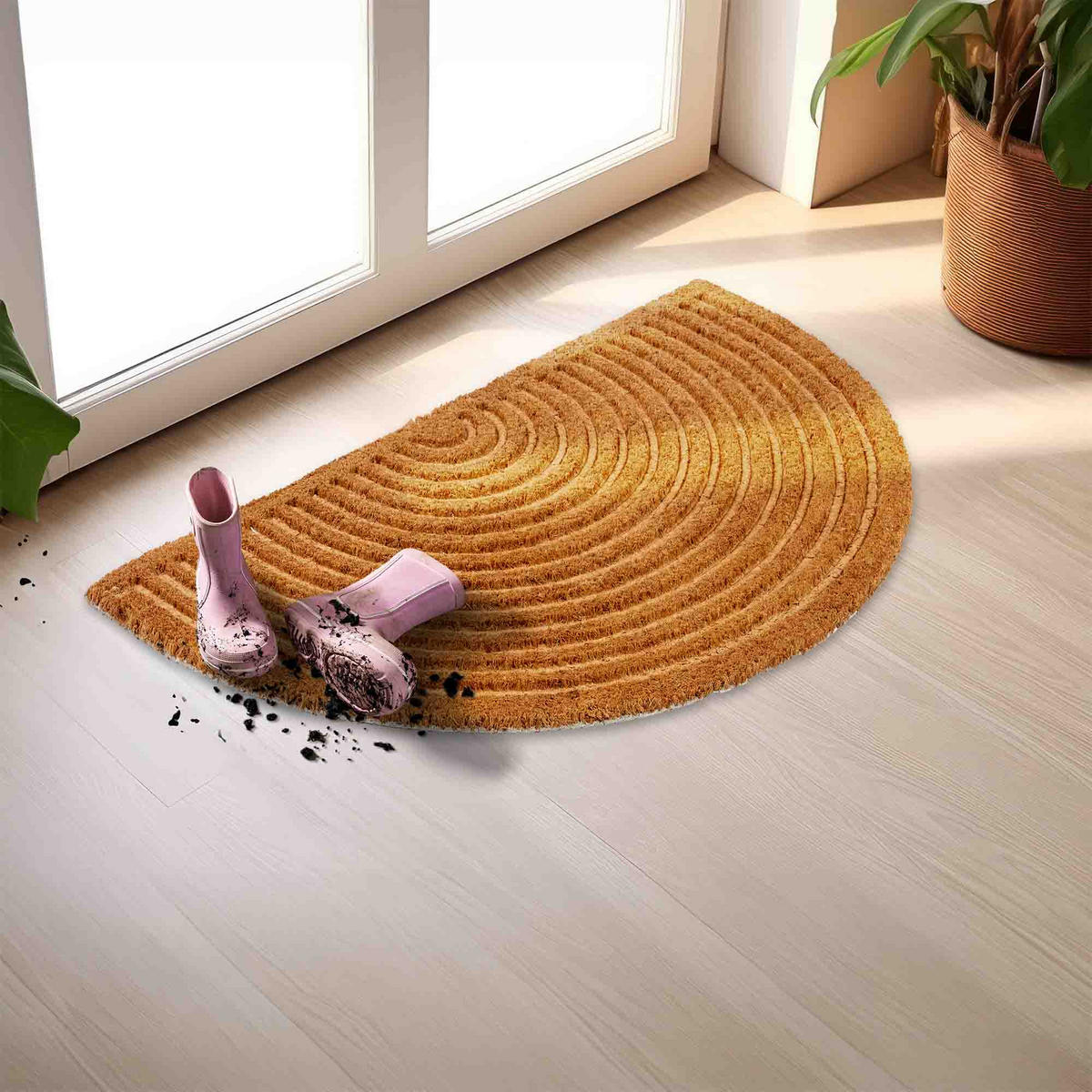 FUSSMATTE COCO SHAPE - Hellbraun, Textil (45/75cm) - Astra