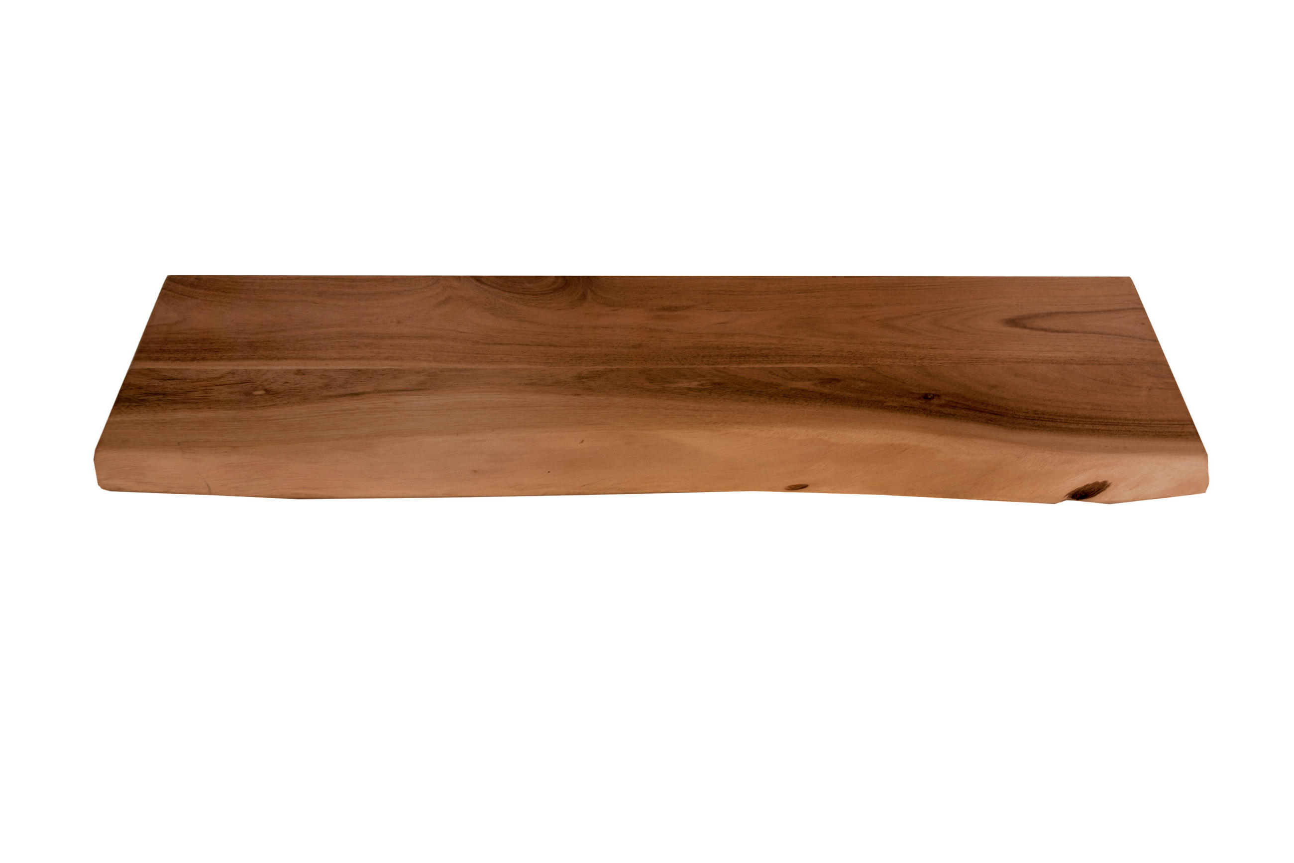WANDREGAL AMANDA - Braun/Akaziefarben, Holz (60/3/20cm) - SAM
