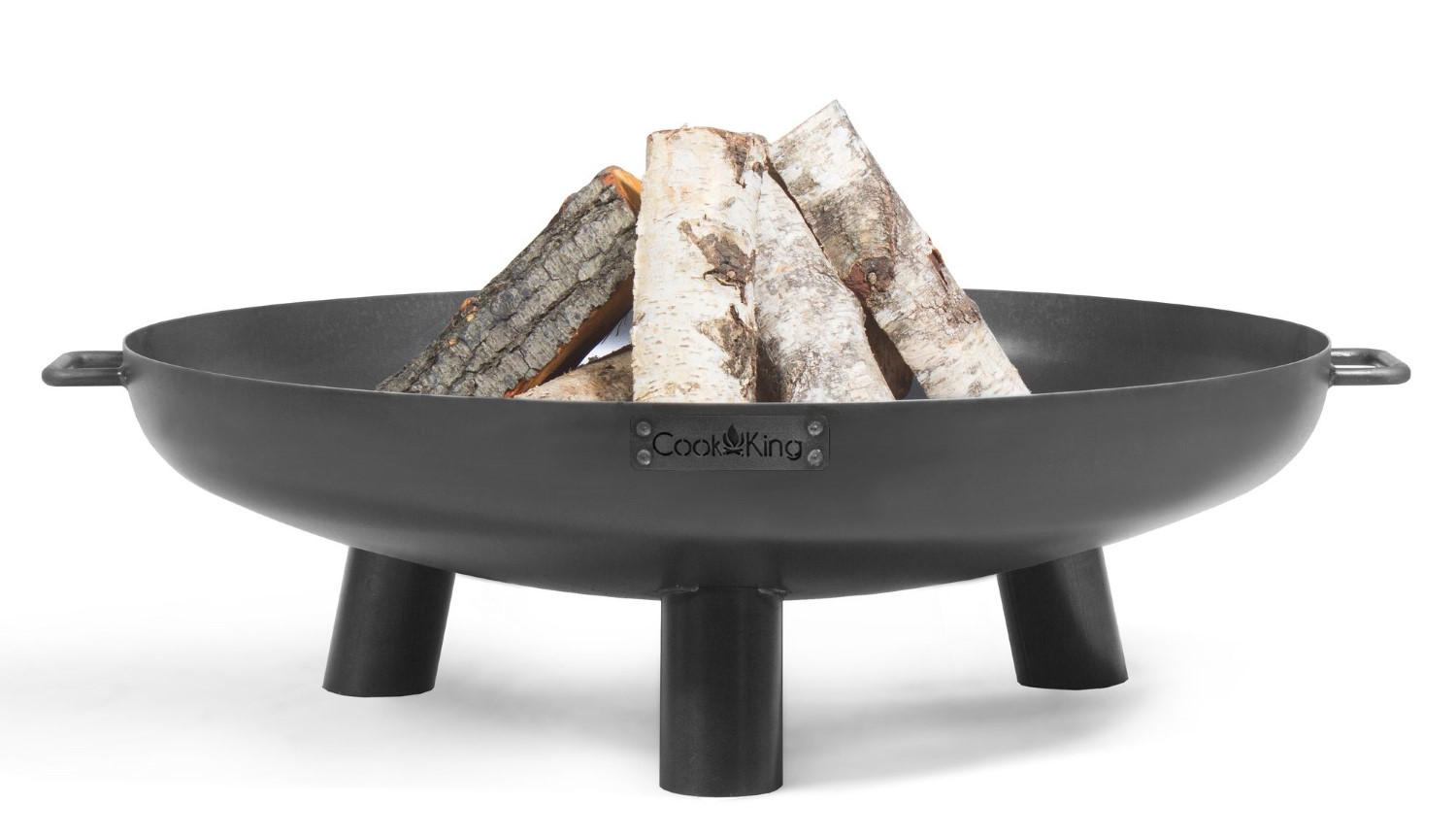 FEUERSCHALE Louisiana Stahl rund Ø 60 cm - Schwarz, Metall (60/20/60cm) - Mr. Deko