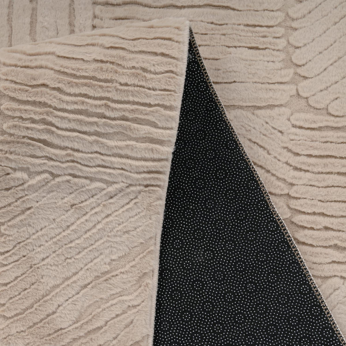 KURZFLORTEPPICH 120/160 cm Lelystad 529 - Beige, Kunststoff (120/160cm) - Paco Home