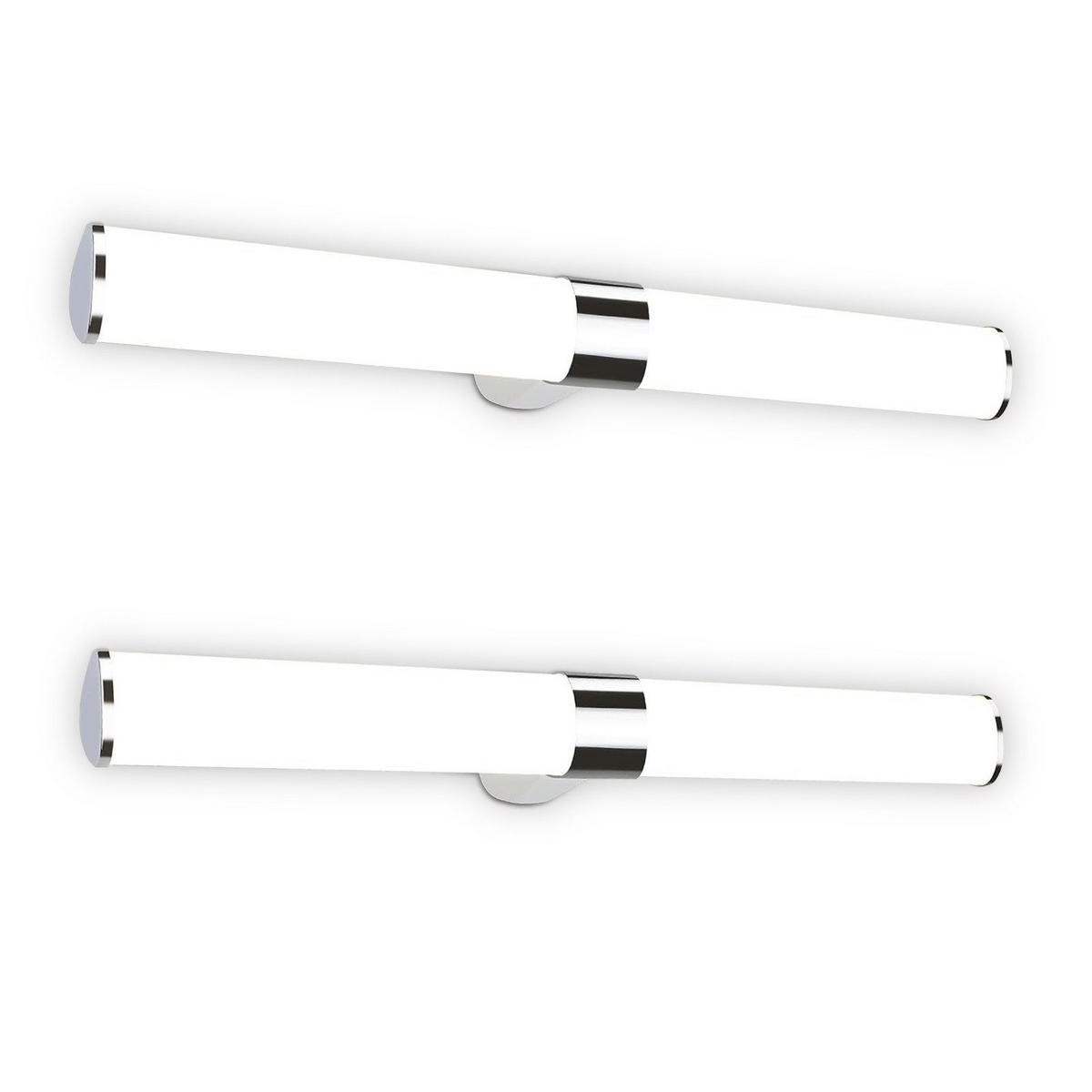 SPIEGELLEUCHTE Kiel 60/6.8/12.8 cm - Chromfarben, Kunststoff (60/6.8/12.8cm) - Nettlife
