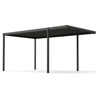 CARPORT Mirador Solid Anthrazit 3x5m verstellbares Lamellendach Stahl - Anthrazit, Kunststoff (80/175/120cm) - Green Spirit