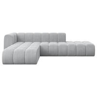 ECKSOFA modulares Sofa Zuvon-L1 - 296x177x70 cm Grau - Grau, Holzwerkstoff/Textil (296/177cm) - ALTDECOR