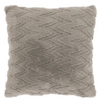 DEKOKISSEN Liora Grau 45/45/8 cm - Grau, Textil (45/45cm) - Unique Living