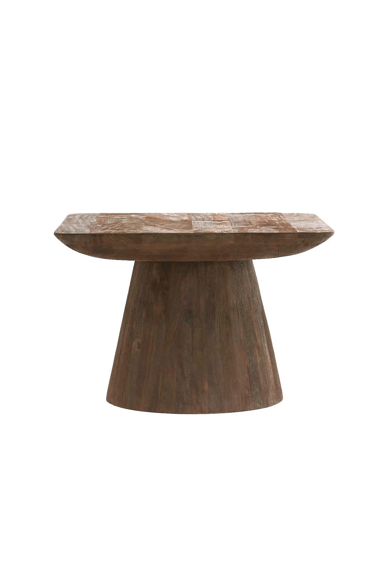 BEISTELLTISCH Dego Braun 60/60/41 cm - Dunkelbraun, Holz (60/60/41cm) - Light & Living