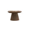BEISTELLTISCH Dego Braun 60/60/41 cm - Dunkelbraun, Holz (60/60/41cm) - Light & Living