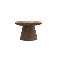 BEISTELLTISCH Dego Braun 60/60/41 cm - Dunkelbraun, Holz (60/60/41cm) - Light & Living