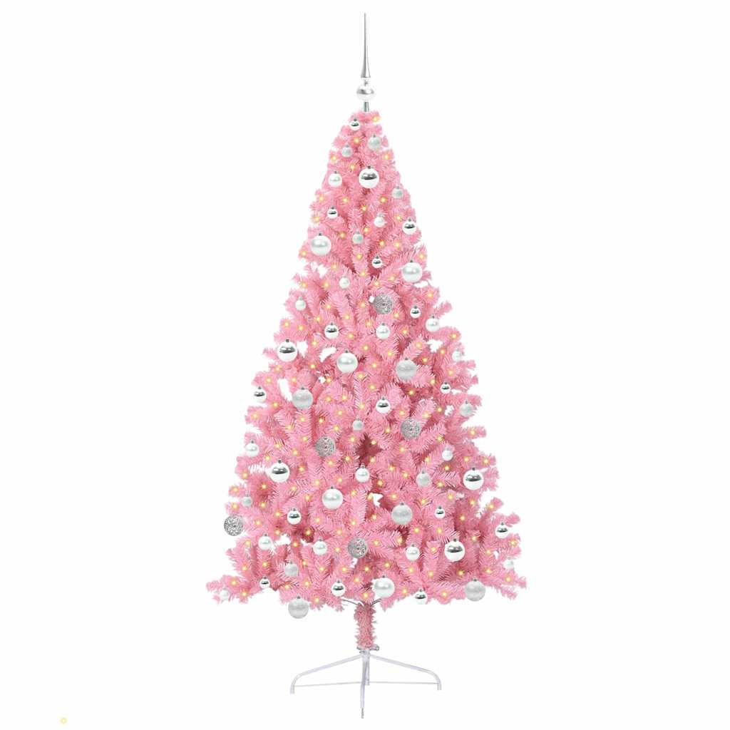 vidaXL Weihnachtsbaum Rosa 180 cm
