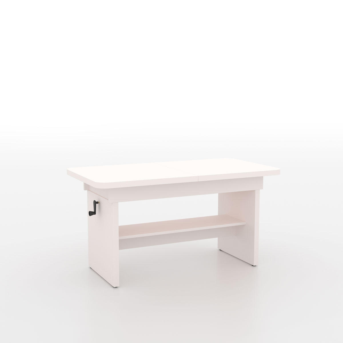 ESSTISCH BRANT Ausziehbar 116 - 156 / 62 x 70 cm - Weiß, Holz (116/62/70cm) - MASSENO