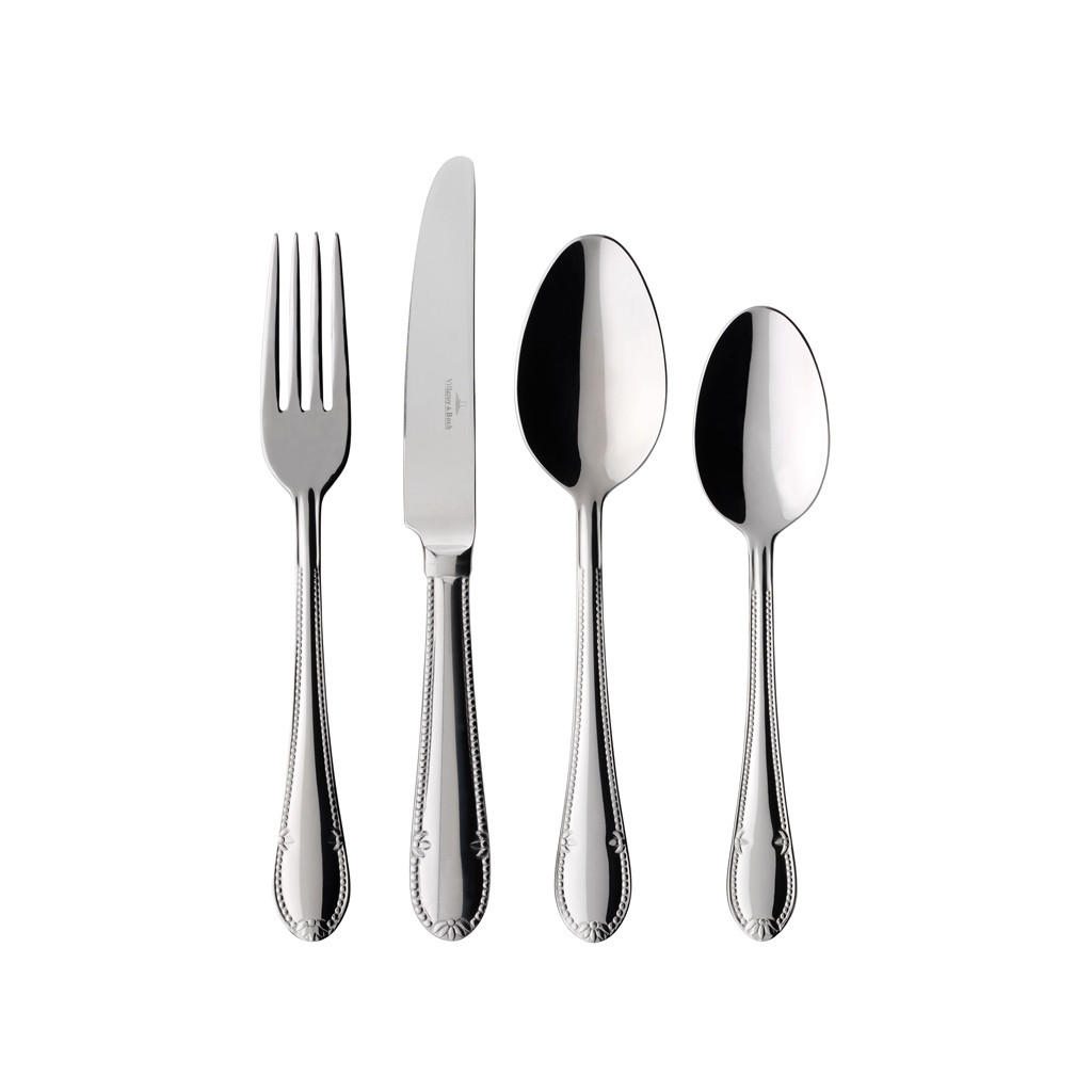 TAFELBESTECK Mademoiselle silber - Silberfarben, Metall - Villeroy & Boch