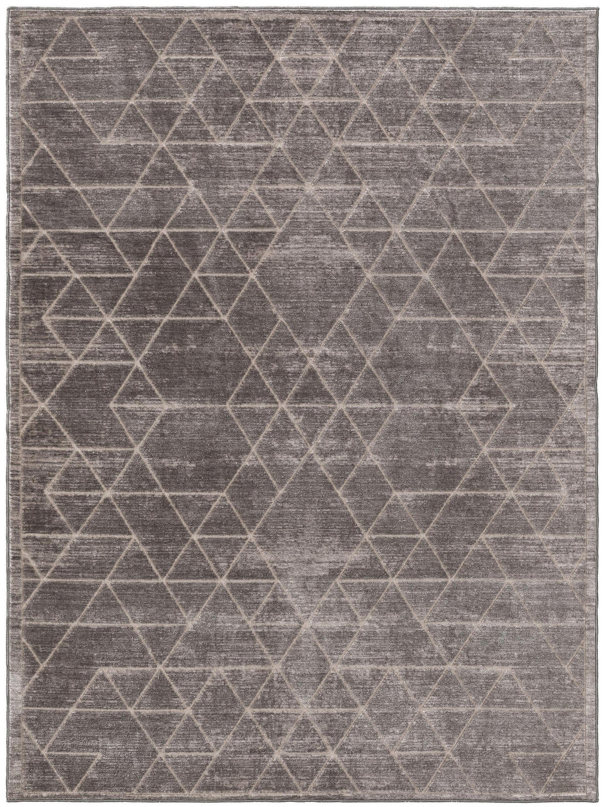 TEPPICH Daisy Grau 66x110 cm - Grau, Textil (66/110cm) - benuta