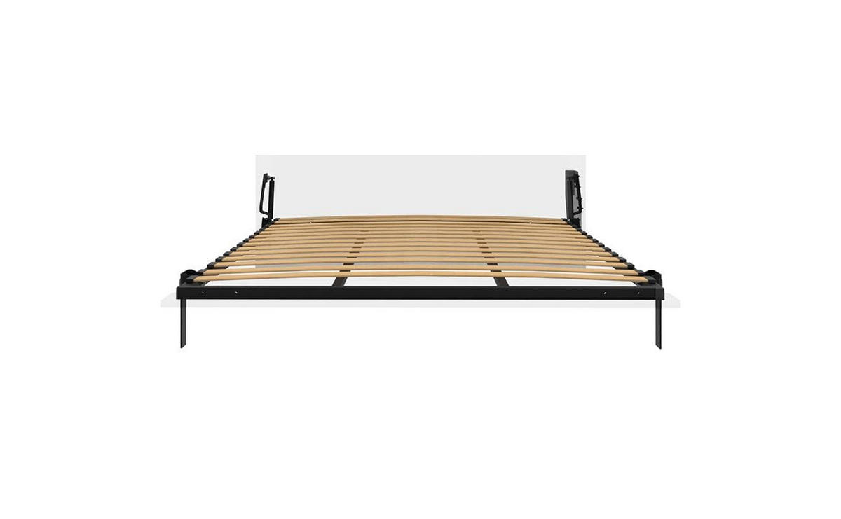 SCHRANKBETT Morphy Einbaubares 160x200 Vertikal - Weiß, Holz (160/200cm) - WallBedKing