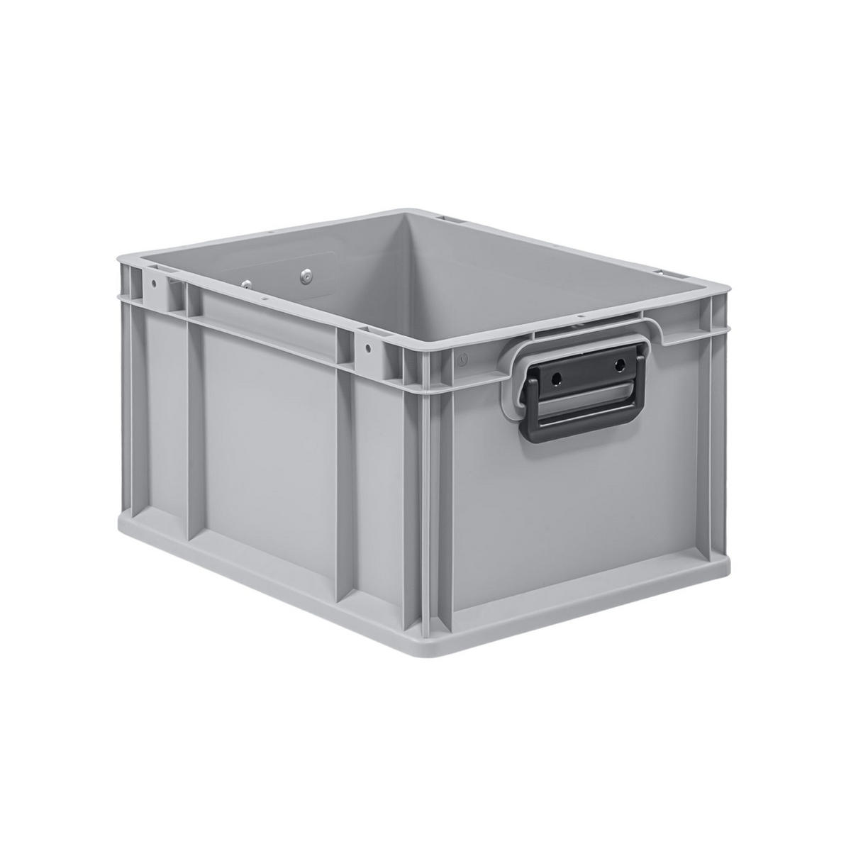 EUROBOX 5x Nextgen Portable Duo 22x30x40cm 20 Liter - Grau, Kunststoff (30/22/40cm) - PROREGAL