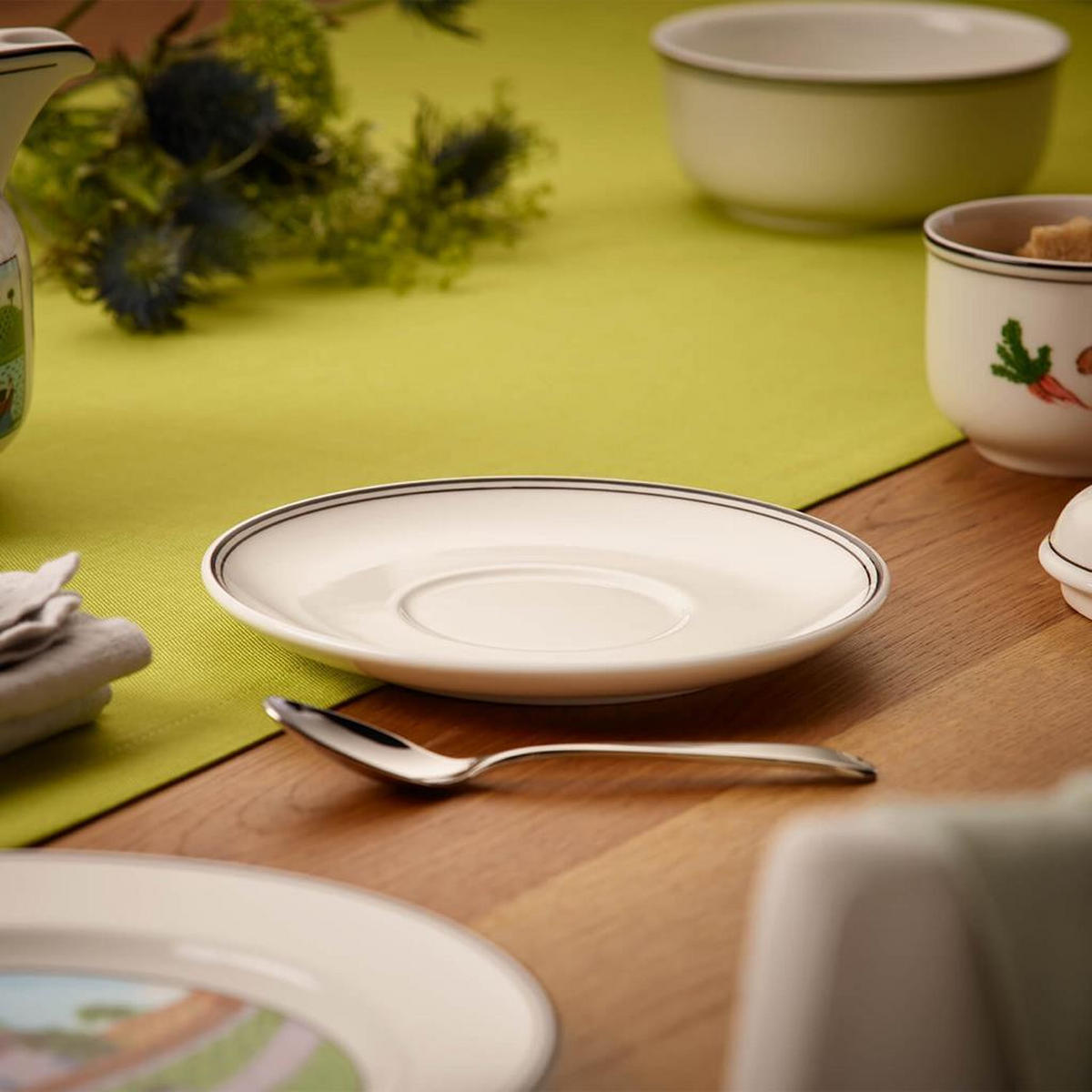 FRÜHSTÜCKSUNTERTASSE Design Naif bunt ø 16,8 cm - Multicolor, Keramik (16.8cm) - Villeroy & Boch