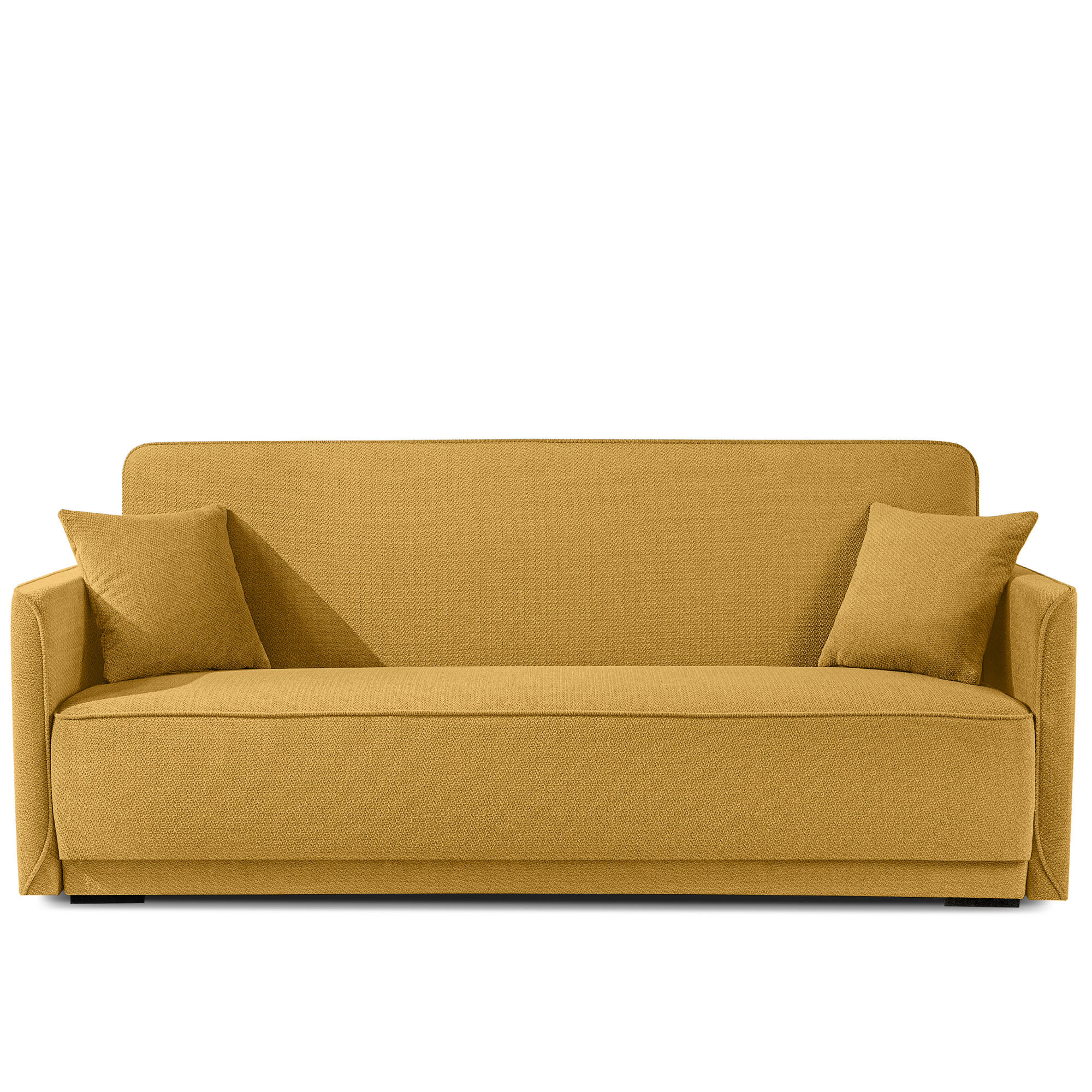 EINZELSOFA LIRIS, 3 Personen, Honig - Honig, Holz/Holzwerkstoff (208/91/98cm) - KONSIMO®