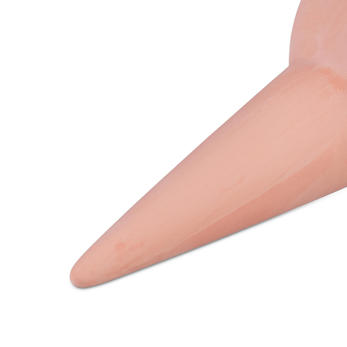 4xTONKEGEL - Hellbraun, Keramik (9/18/9cm) - Relaxdays