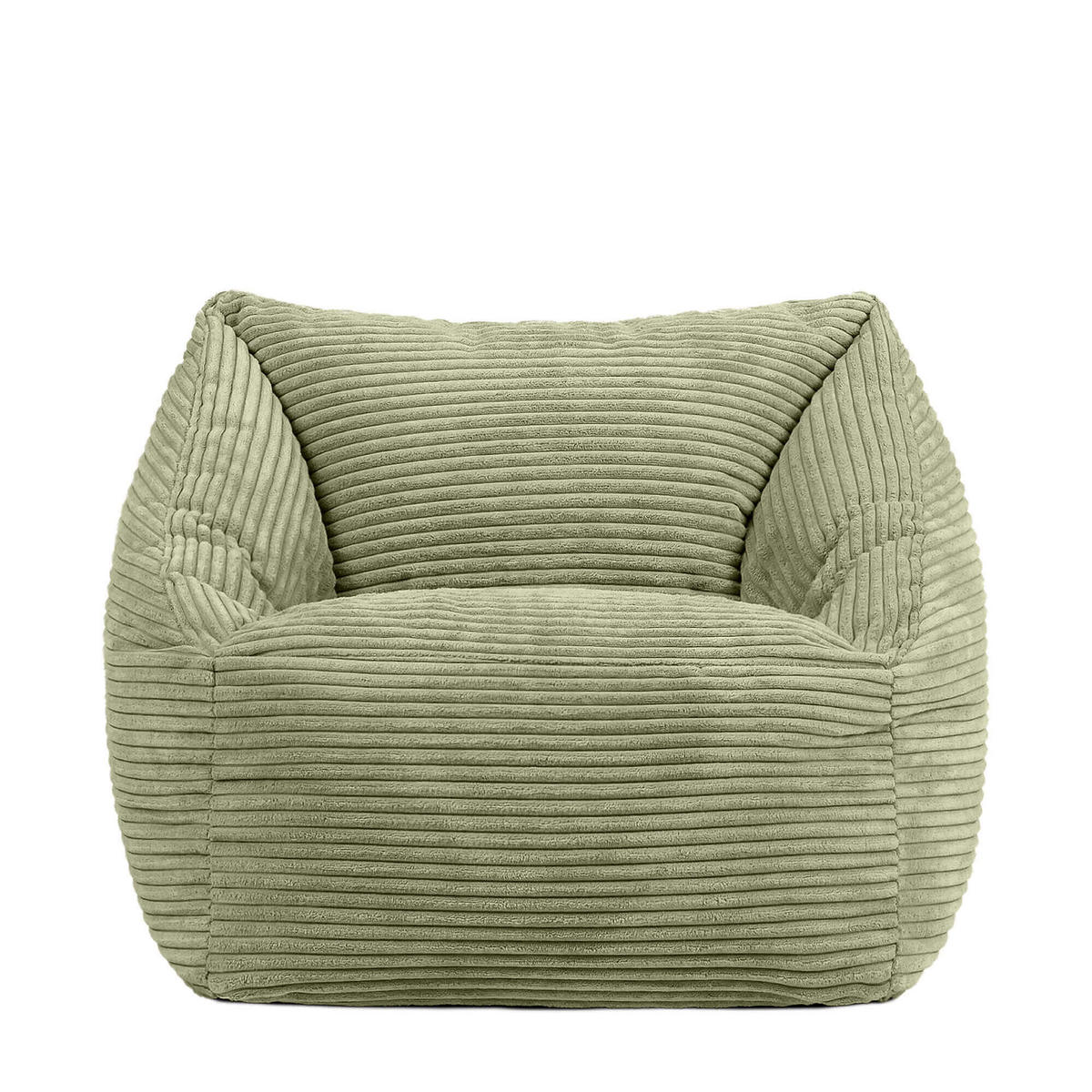 SITZSACK Flauschig für Kinder - Salbeigrün/Grün, Textil (55/44/55cm) - icon