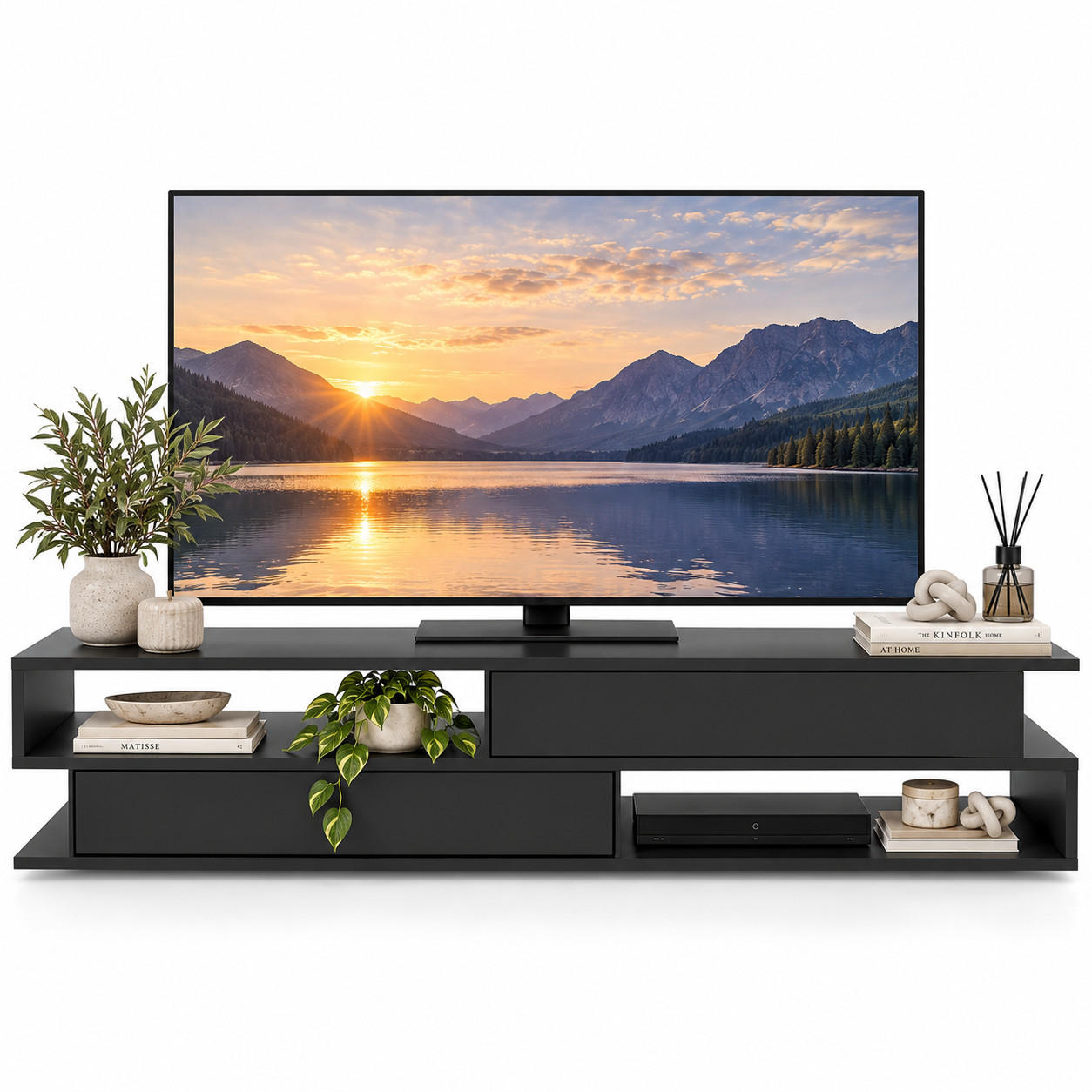 Decorotika Tv-Element Anthrazit 35x40x160 cm