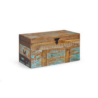 TRUHE aus Mangoholz - Chromfarben, Holz (80/40/40cm) - Giner y Colomer