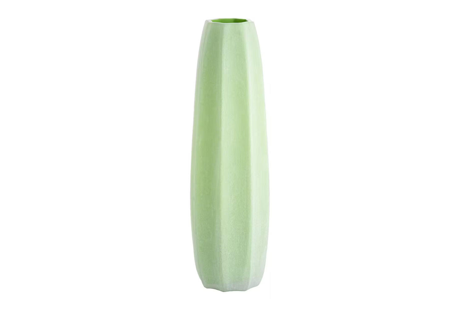 GLASVASE BRADLEY Ø17x60 cm, Glas, Mintgrün - Mintgrün, Glas (17/60cm) - Light & Living