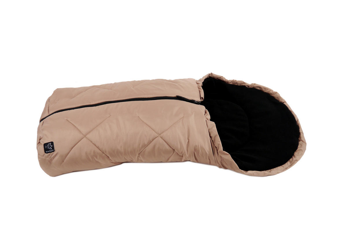 BABYSCHALENFUSSSACK Moo, sand - Beige, Textil (40/4/80cm) - Kaiserbaby