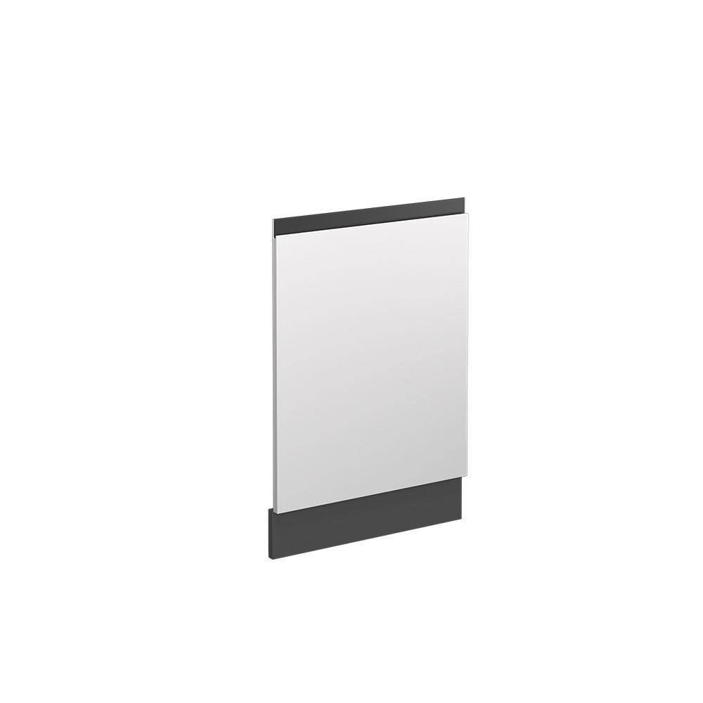 FRONTBLENDE R-Line Weiß 44.6 cm J-Shape, ohne AP - Anthrazit/Weiß, Holzwerkstoff (44.6/57.2/1.6cm) - Vicco