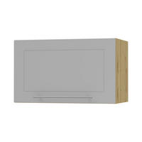 KLAPPHÄNGESCHRANK Kvantum W4B/60-AV Dust Grey Matt / Eiche Artisan Matt 60 / 32,5 / 36cm - Eiche Artisan/Grau, Holz/Holzwerkstoff (60/36/32.5cm) - Feldmann-Wohnen