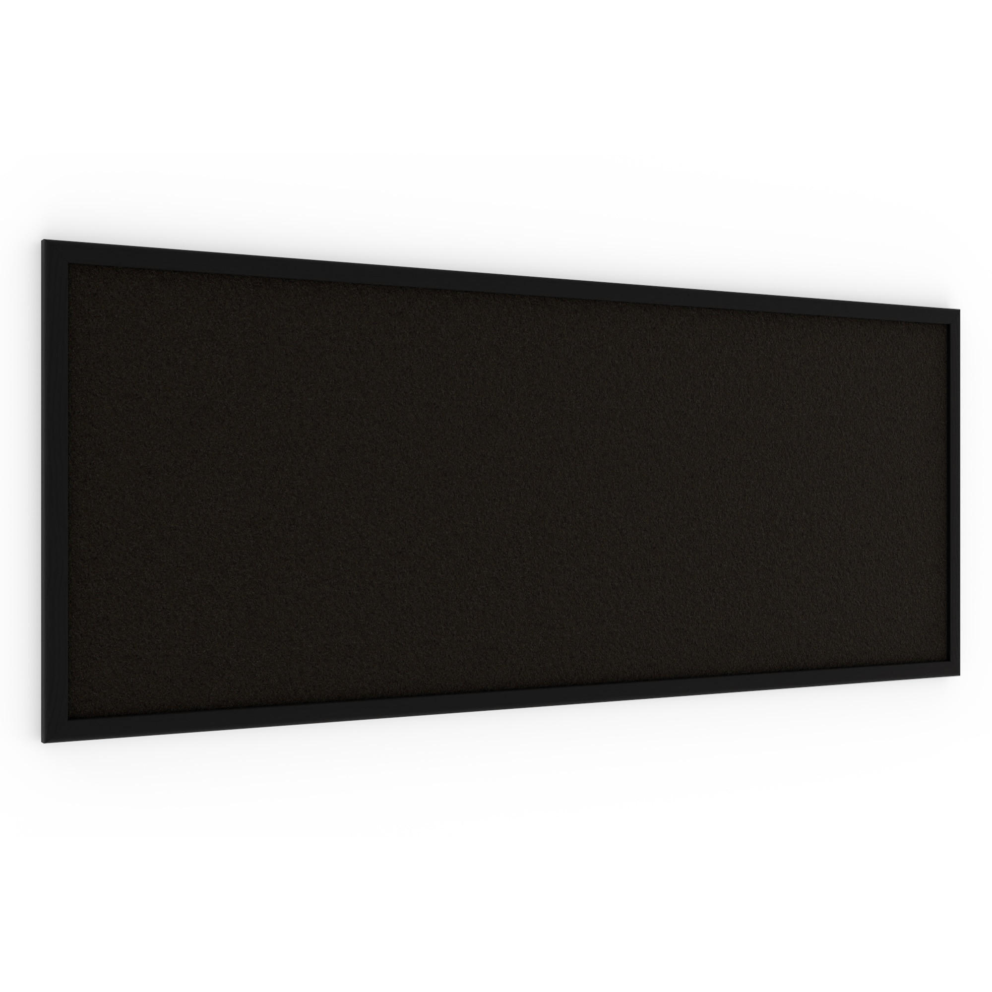 ALLboards Pinnwand, Schwarz 100x40x1.5 cm