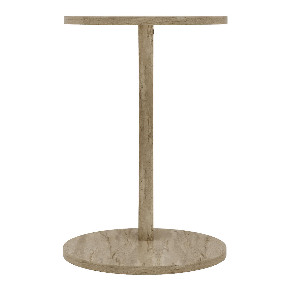 BEISTELLTISCH Holeby - Hellgrau, Holzwerkstoff (38/38/56cm) - [en.casa]