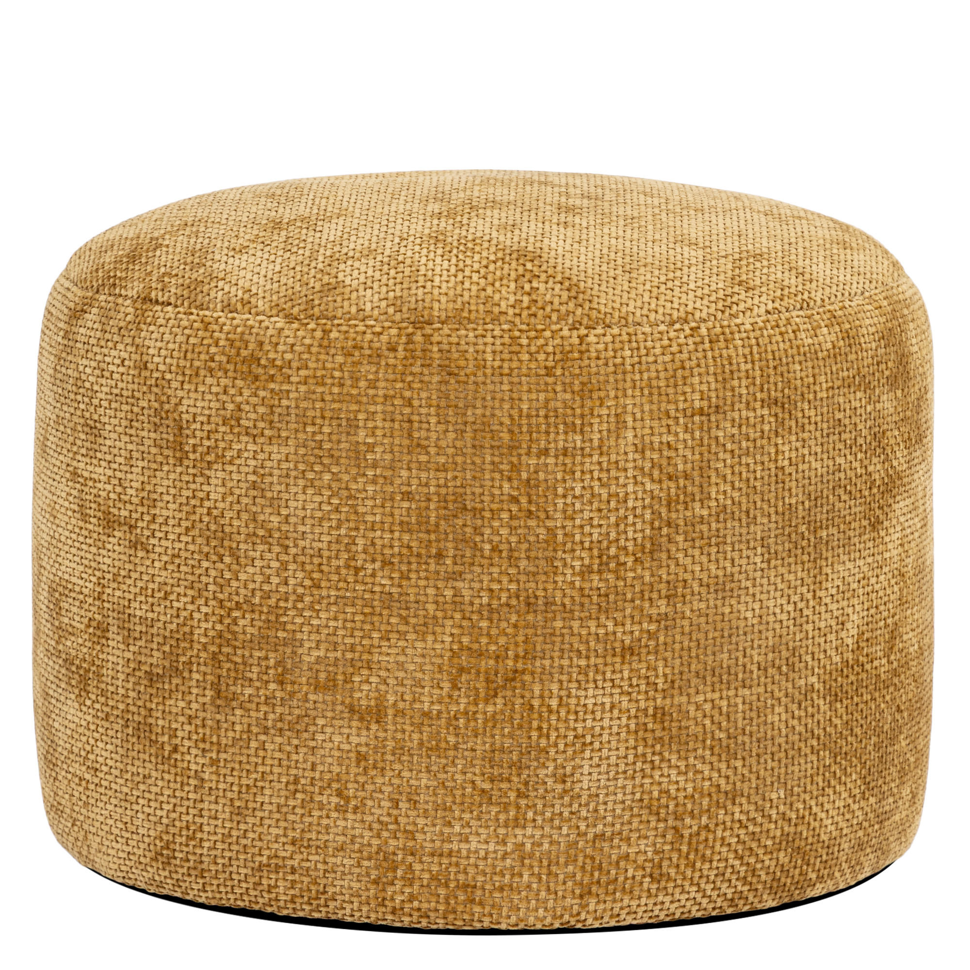 POUF aus Chenille Milano - Gelb, Textil (55/35/55cm) - icon