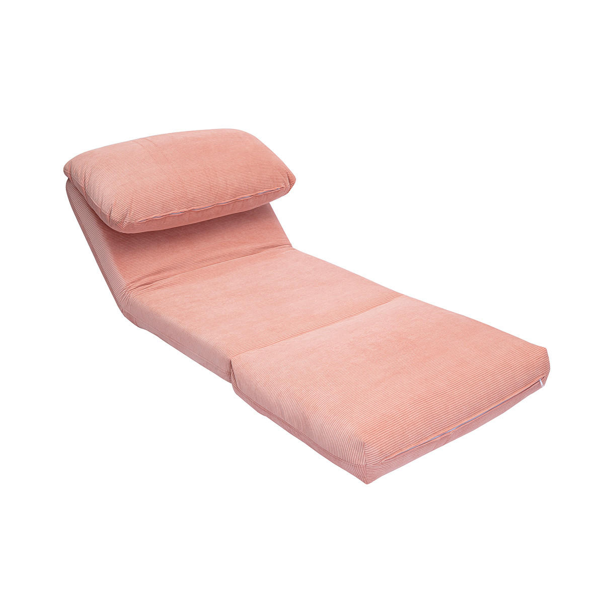 SCHLAFSESSEL 1-Sitzer Cord Rosa SPENCER - Pink, Textil (82/62/82cm) - Miliboo