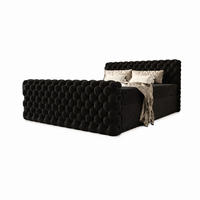 BOXBETT The Big One Figo Schwarz 200x220 cm - Schwarz, Textil (200/220cm) - B&B Home