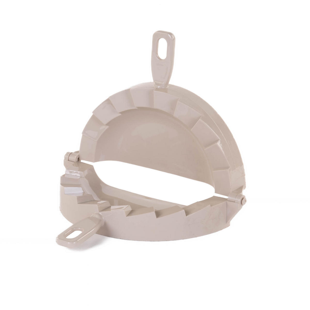 TEIGTASCHENFORMEN Set 3-teilig - Beige, Kunststoff (15/4.5/15cm)