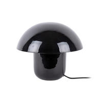 TISCHLAMPE Fat Mushroom 29/29/25 cm - Schwarz, Metall (29/29/25cm) - Leitmotiv