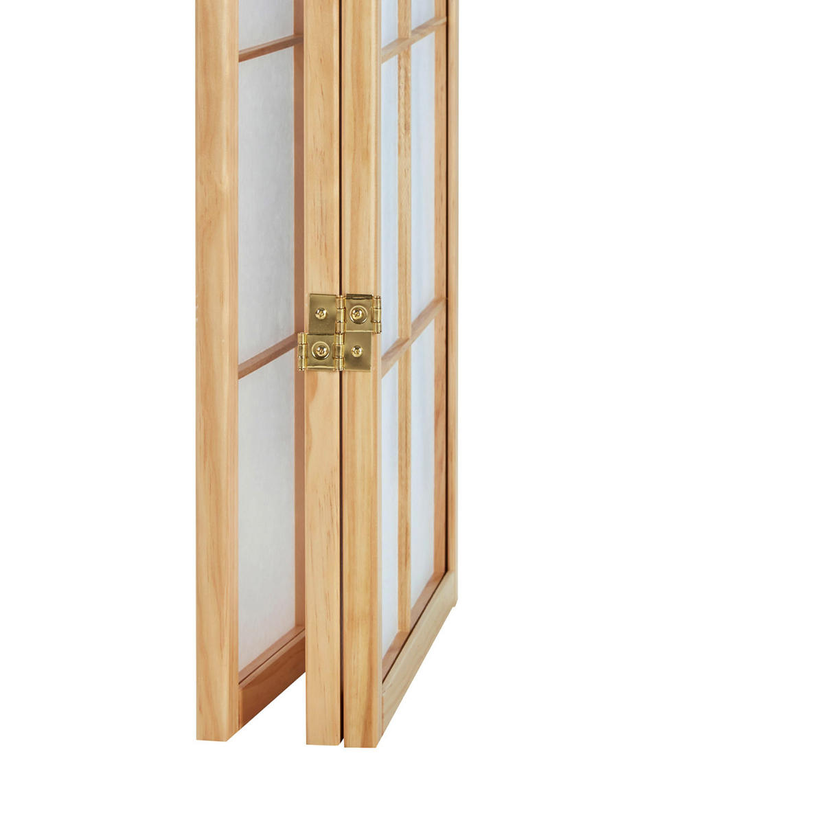 PARAVENT 3-tlg. 132/179 cm Braun Bambusmuster - Braun, Holz (132/179/2cm) - Homestyle4u
