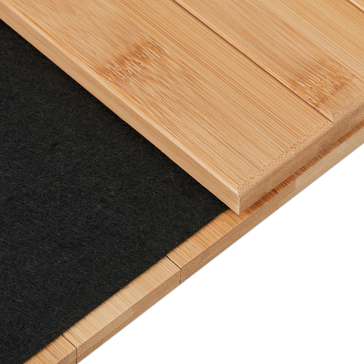 SOFATABLETT - Multicolor, Holz/Textil (50/5.5/33.5cm) - Relaxdays