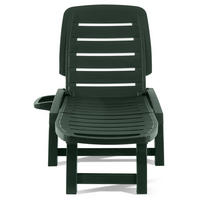 SONNENLIEGE BURRA, Dunkelgrün - Dunkelgrün, Kunststoff (64/87/146cm) - KONSIMO®