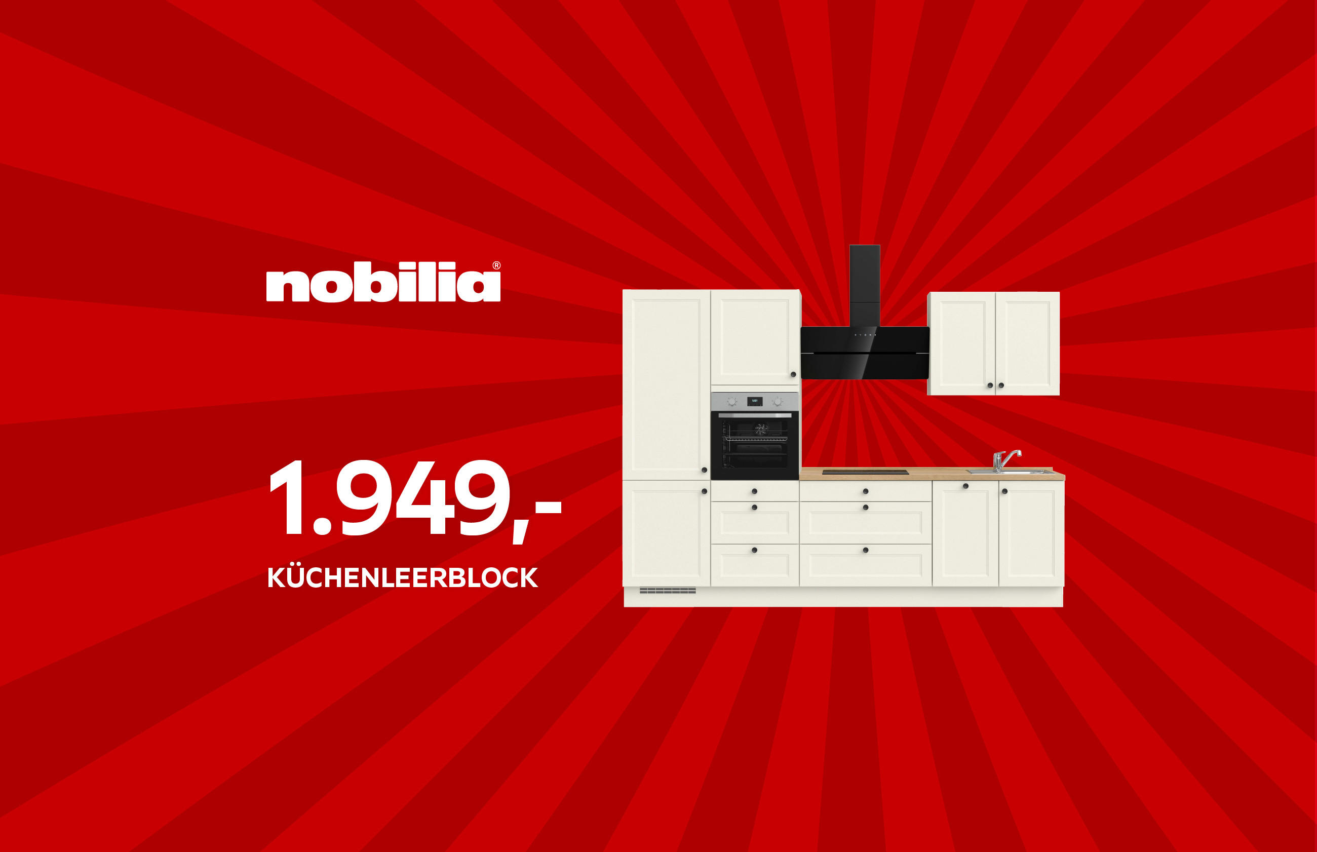 nobilia 1949,- Küchenleerblock