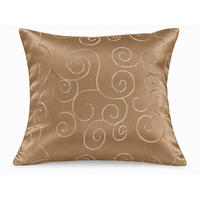 KISSENBEZUG 60/60 cm Hellbraun Damast Circle - Hellbraun, Textil (60/60cm) - TiborTex